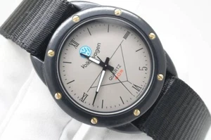 Volkswagen Gray Dial Black Round Analog Quartz Men's Watch Working Item - Picture 1 of 10
