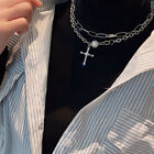 Chain Around the Neck Cross Necklace For Women Pendant Vintage Multila WF AUT