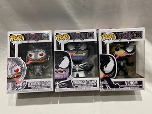 Funko Pop Lot Venom Venomized Ultron Venomized Thanos 558 510 363 lot of 3 - Picture 1 of 9