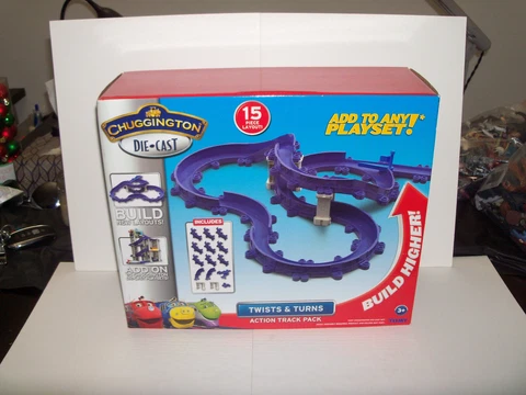 CHUGGINGTON TOMY StackTrack Twists & Turns Train TRACK PACK Playset LOT Thomas Cover