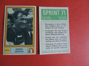 N 208 ANDRE LEDUCQ PANINI SPRINT 71 RADSPORT RADFAHREN RADFAHRER CYCLISMO - Bild 1 von 1