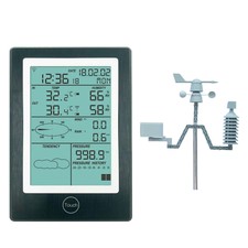 Solar Wireless Bluetooth Weather Stations Thermometer Sensor Humidity Meter