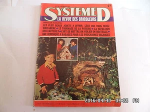SYSTEME D N°383 DEC 1977 JEUX DE SOCIETE KART A PEDALES MAISON DE POUPEES G56 - Imagen 1 de 1