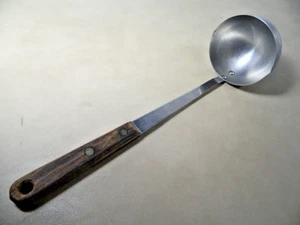 Vintage Robinson CO. Stainless Steel Ladle with Wood Handle Made In USA - Picture 1 of 5