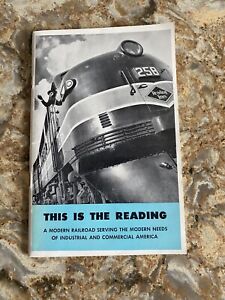 “This is The Reading” Reading Railroad Booklet Circa 1950