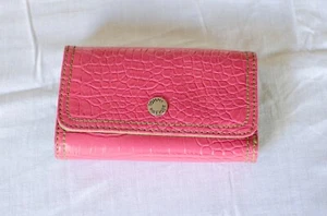 Tommy Hilfiger TH Pink French Style Trifold Wallet Barbie Core - Picture 1 of 6