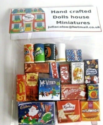 CAJAS DE SUPERMERCADO CASA DE MUÑECAS MINIATURAS   Foto 1 de 2