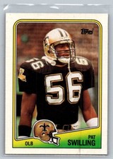 1988 Topps Football  #66 Pat Swilling Rookie New Orleans Saints