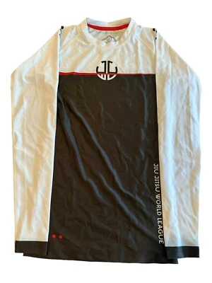 Adult Jiu Jitsu World League Rashguard BJJ MMA Black Adult  Size Small Brand New - Image 1 of 4