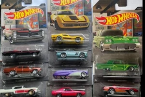 2016 Hot Wheels GARAGE Series SET OF 9/10 CARS Dodge Cadillac BUNDLE VINTAGE - Picture 1 of 10