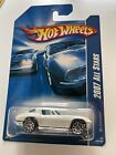 2007 Hot Wheels All Stars &#39;63 Chevy Corvette White w/ Chrome Lace wheels