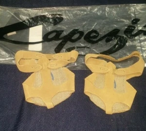 Capezio H03X - Sandasol halbe Sohle - hellbraun, Mädchen kleine Größen, New Old Stock - Bild 1 von 2