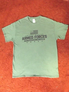 United States Armed Forces T-Shirt Herren L Kurzarm Grün - Bild 1 von 3