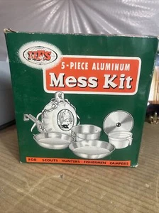 Vintage WFS 5 Piece Aluminum Mess Kit Camping Cooking Original Box Japan - Picture 1 of 15
