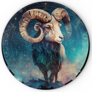 Aries Glass Chopping Board, Zodiac Star Sign, Ram, Astrology, Kitchen Gift - Picture 1 of 3