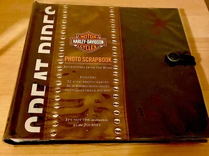 Harley Davidson Motorcycles Great Rides Scrapbook 52 Photo Sleeves 26 Pages - Picture 1 of 8