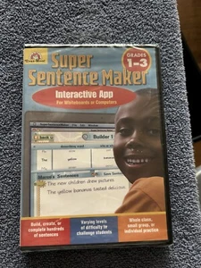 EVAN-MOOR SUPR SENTENCE MAKER INTERACTIVE APP GRADES 1-3 - Picture 1 of 8