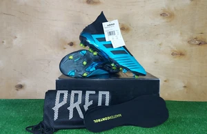 Adidas Predator 19+ FG F35613 Blue boots Cleats mens Football/Soccers - Picture 1 of 13