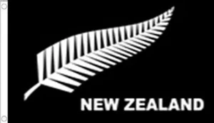 3' x 2' SILVER FERN FLAG NZ New Zealand Flags - Picture 1 of 1