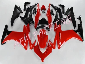 Red Black ABS Injection Mold Bodywork Fairing Kit Panels for CBR500R 2013-2015 - Picture 1 of 5