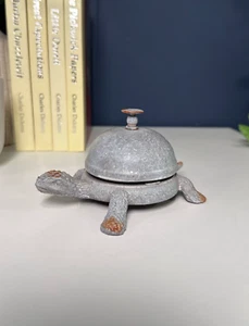 Rustic Turtle Table Desk Bell | Home Decor | Cool Accessory - Picture 1 of 5