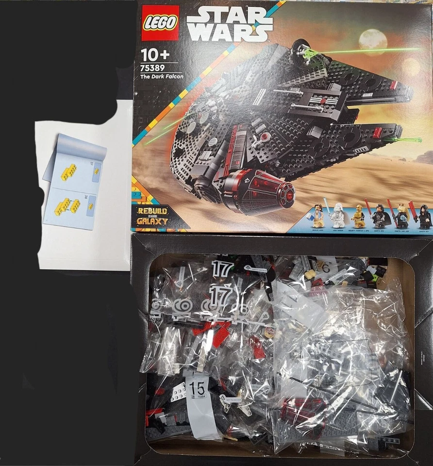 Lego 75389 Star Wars Le Faucon Noir Sans Minifigures - Photo 1/1