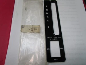 Jaguar XJ6 series III shifter indicator cover quadrant PRND21, CAC2862 NOS - Picture 1 of 4