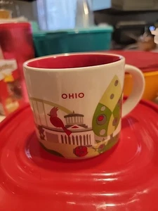 Taza de café Starbucks OHIO 14 oz You Are Here Collectors Series 2014 retirada - Imagen 1 de 6