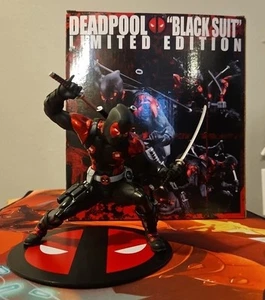 Kotobukiya DEADPOOL BLACK SUIT ArtFX+ Statue Limited Edition Marvel Now! Lesen - Bild 1 von 11