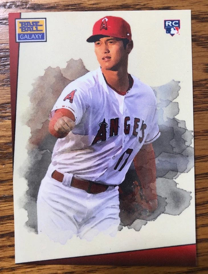Shohei Ohtani RC 2018 Topps Throwback Thursday #TBT RC Base Ball Galaxy - Image 1 of 2