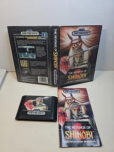 The Revenge Of Shinobi Sega Genesis Complete In Box Tested VERY GOOD - Picture 1 of 7