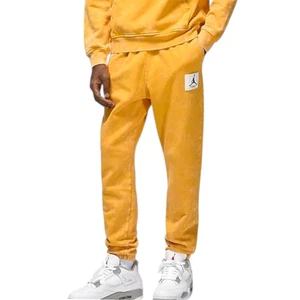 Nike Air Jordan Herren Gr. M Statement Fleece Jogginghose Taxi Gelb Neu mit Etikett - Bild 1 von 8
