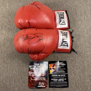 ButterBean Autographed Everlast Boxing Gloves Authentic Fitz Casino - Picture 1 of 7