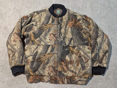Gander Mountain Jacket Mens 3XL Realtree Hardwoods Camo Bomber Guide Series - Image 1 of 4