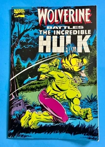 Wolverine Battles The Incredible Hulk #1 (Marvel Comics 1989) - Picture 1 of 2