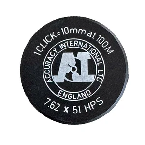 Accuracy International - Logo Elevation Drums for Schmidt & Bender PMII Scopes. - Picture 1 of 4