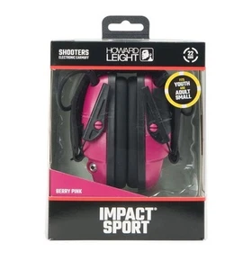 Howard Leight Impact Sport Electronic Shooting Earmuff, Youth/Adult Small, Pink - Picture 1 of 6