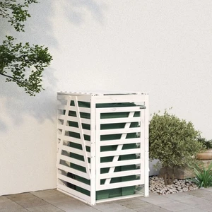 Wheelie Bin Storage Garden Store Rubbish Trash Cover Solid Wood Pine vidaXL - Picture 1 of 35