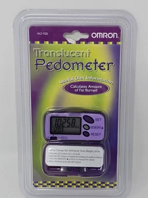 New Omron Pedometer Model HJ-105 W/ Calorie Counter Walking - Image 1 of 4