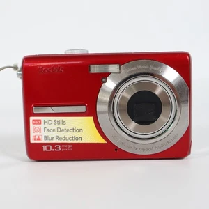 Kodak EasyShare MD1063 Digital Camera 10.3MP Red With Charger -Spares or Repairs - Picture 1 of 11