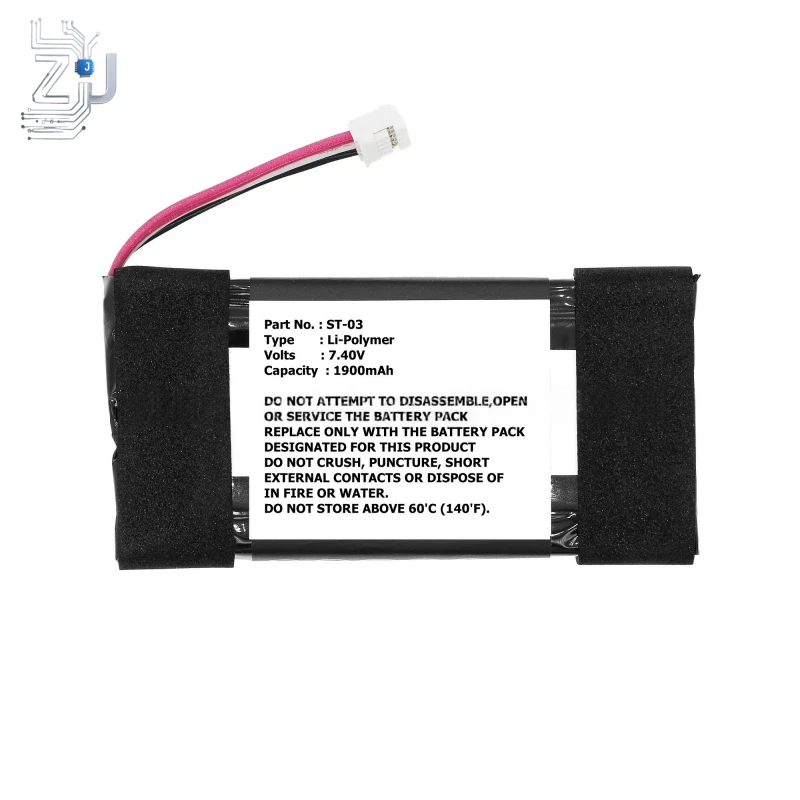 Batería 7.4V 1900mAh para Sony ST-03 SRS-X33 Entrega Rápida Alta Calidad 1 PIEZA NUEVA Foto 1 de 4