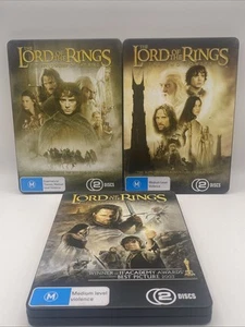 The Lord of the Rings - Trilogy - 1 2 & 3 - DVD - Steelbook - VGC - Steelcase S1 - Picture 1 of 10