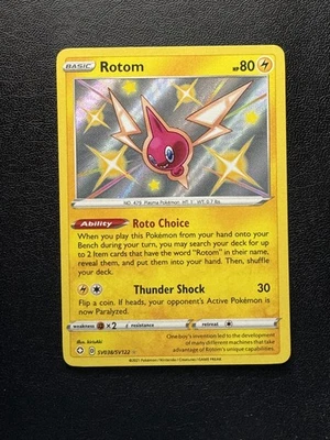 Rotom SV038/72 Shining Fates Rare Shiny NM - Image 1 of 2