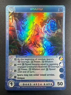 Chaotic Iparu 4/100 SS 1st Edition Ultra Rare NM - Image 1 of 2