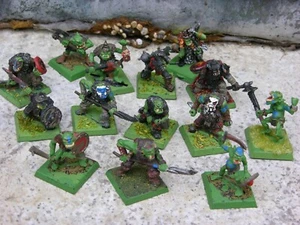 WARHAMMER, PAINTED ORCS MULTI-LISTING - Picture 1 of 21