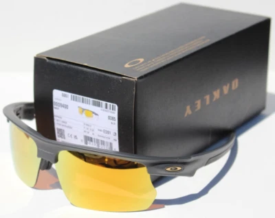 OAKLEY Bisphaera POLARIZED Sunglasses Matte Carbon/Prizm 24K Gold OO9400-12 NEW - Image 1 of 4