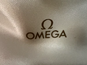 🔴 OMEGA scatola orologio polso astuccio cofanetto rigido velluto vintage - Imagen 1 de 7