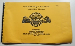 Southern Pacific Diagramme Common Standard Rail Motor Cars ab 1937 Eisenbahn - Bild 1 von 5