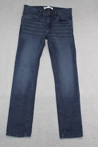 Levis Jeans Boys 18 Blue 511 Slim Whiskering Washout Casual Medium Wash 30x30 - Picture 1 of 12
