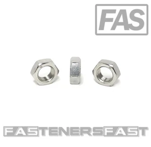 (10) Tuerca de atasco hexagonal 1/2-20 rosca fina acero inoxidable 18-8 (10 piezas) - Imagen 1 de 4